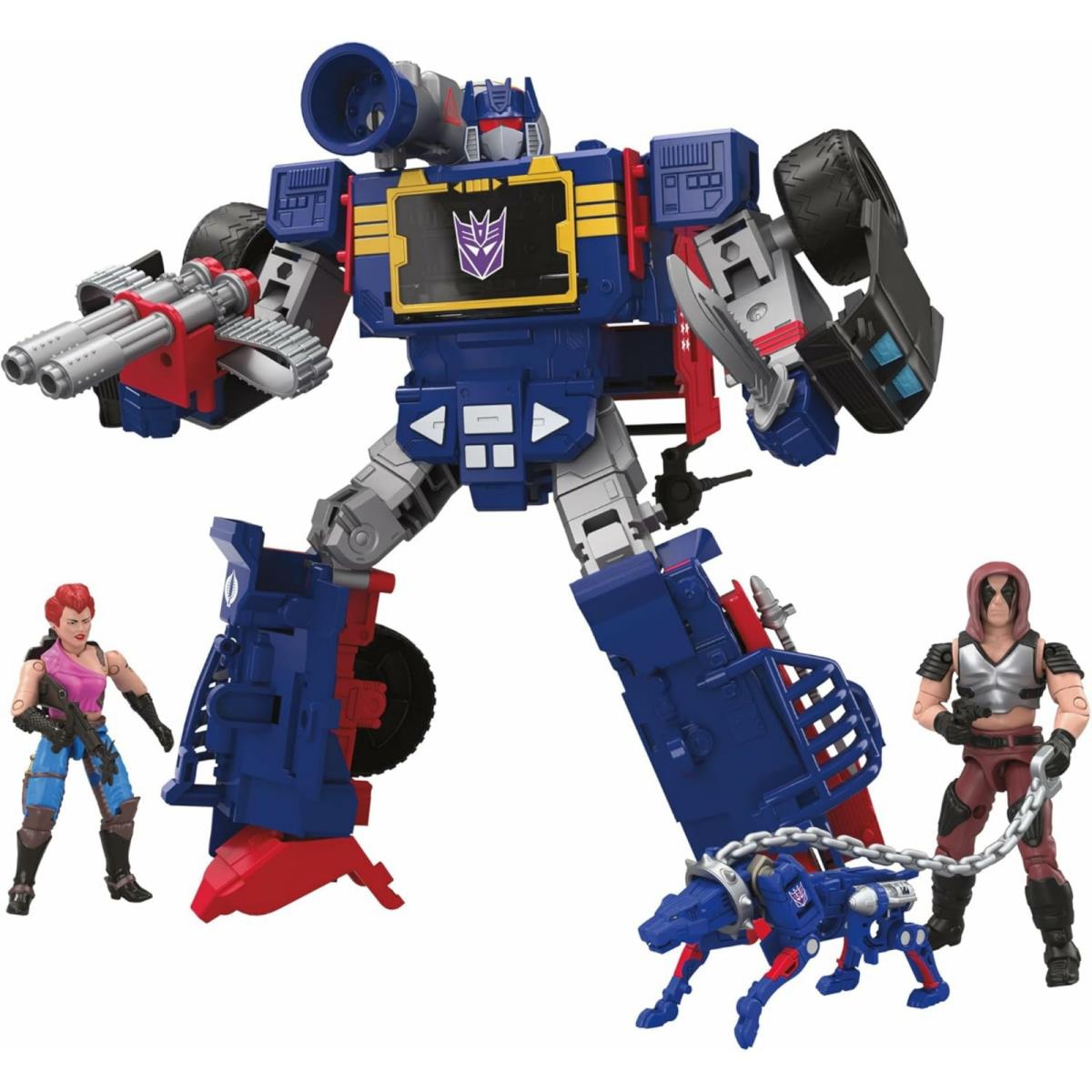 Transformers Collaborative G.i. Joe Soundwave Dreadnok Thunder Machine Zartan