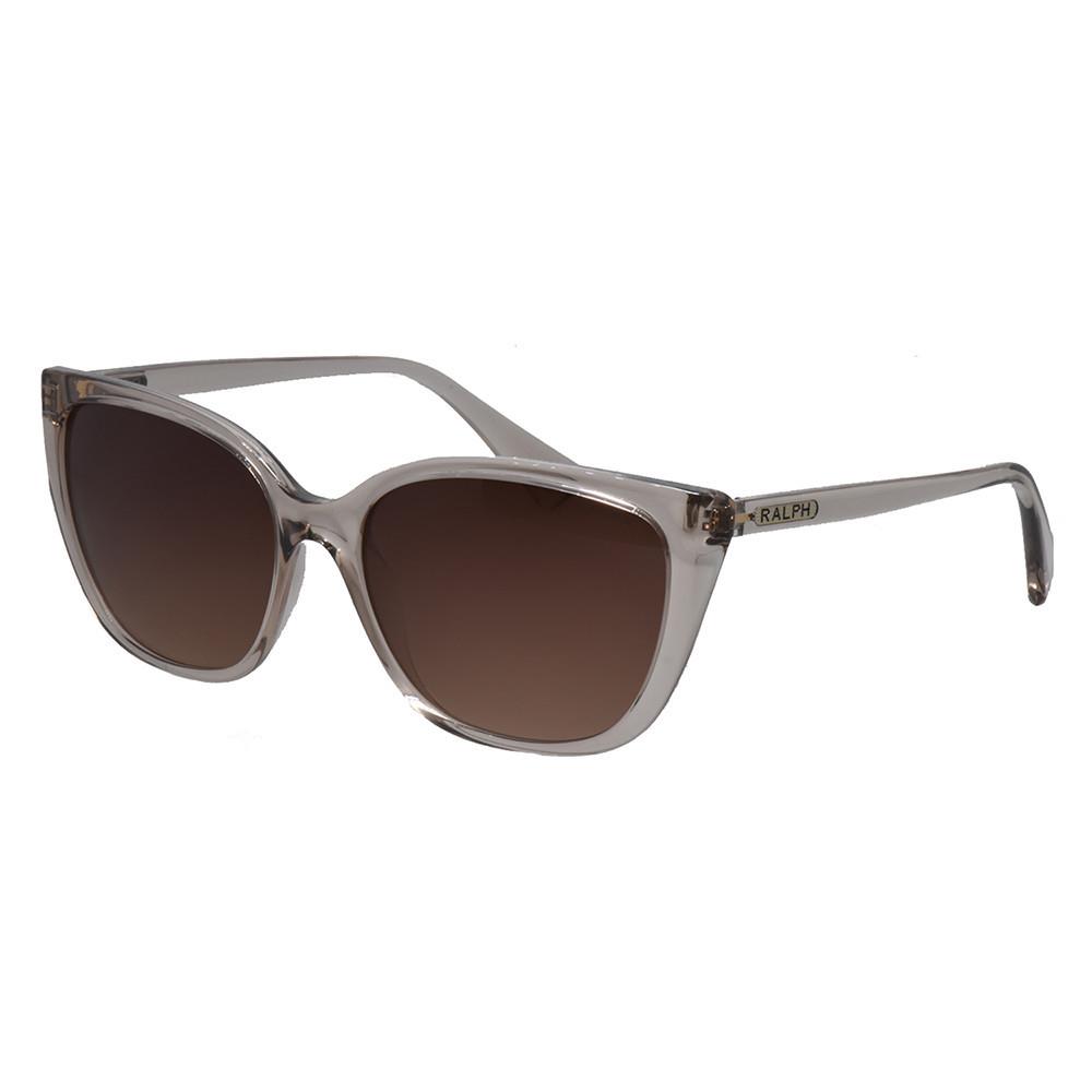 Ralph Lauren RA 5274 580213 Shiny Transparent Brown Plastic Sunglasses Brown