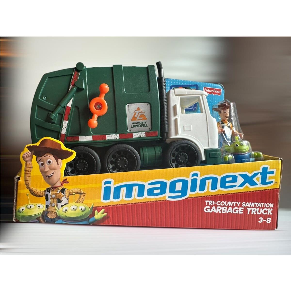 Fisher-price Imaginext Pixar Toy Story 3 Tri-county Sanitation Garbage Truck