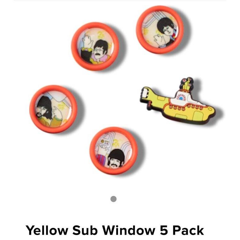 The Beatles Yellow Submarine Jibbitz Shoe Charm For Crocs