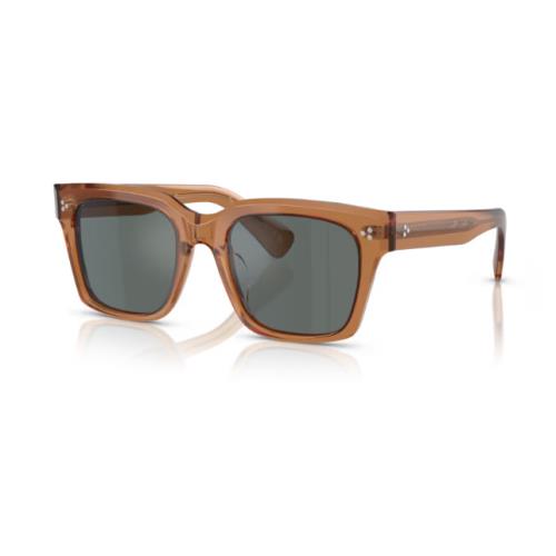Oliver Peoples 0OV5564SU Ollice 1783W5 Carob Regal Blue Square Men`s Sunglasses