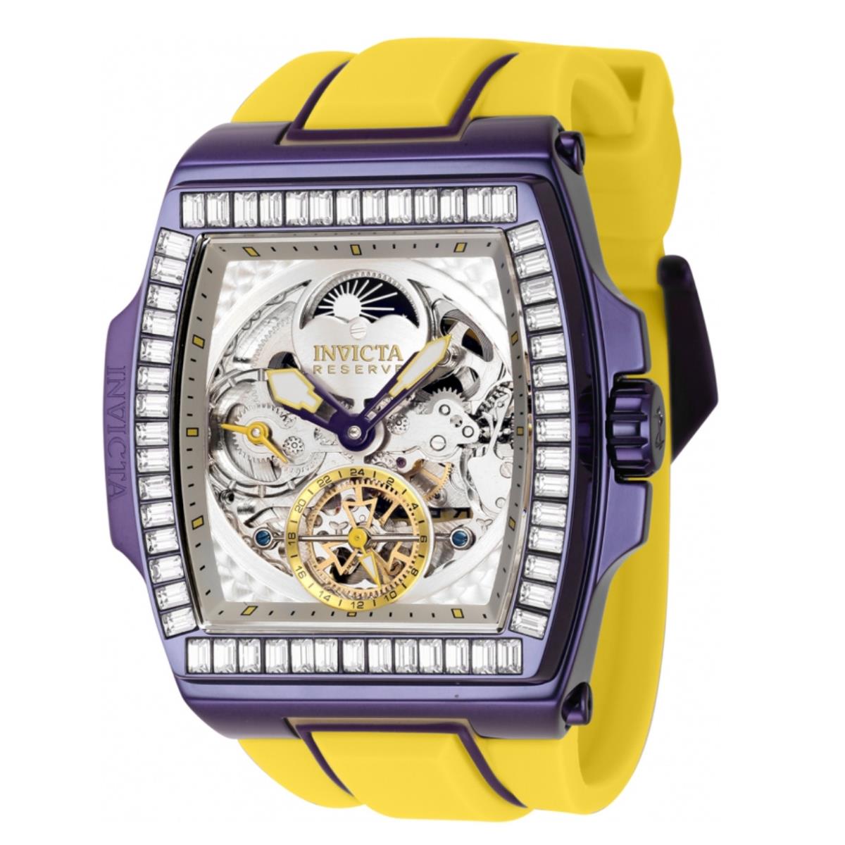 Invicta Reserve S1 Rally Diablo Men 51mm Dual Time Automatic Crystal Watch 43431
