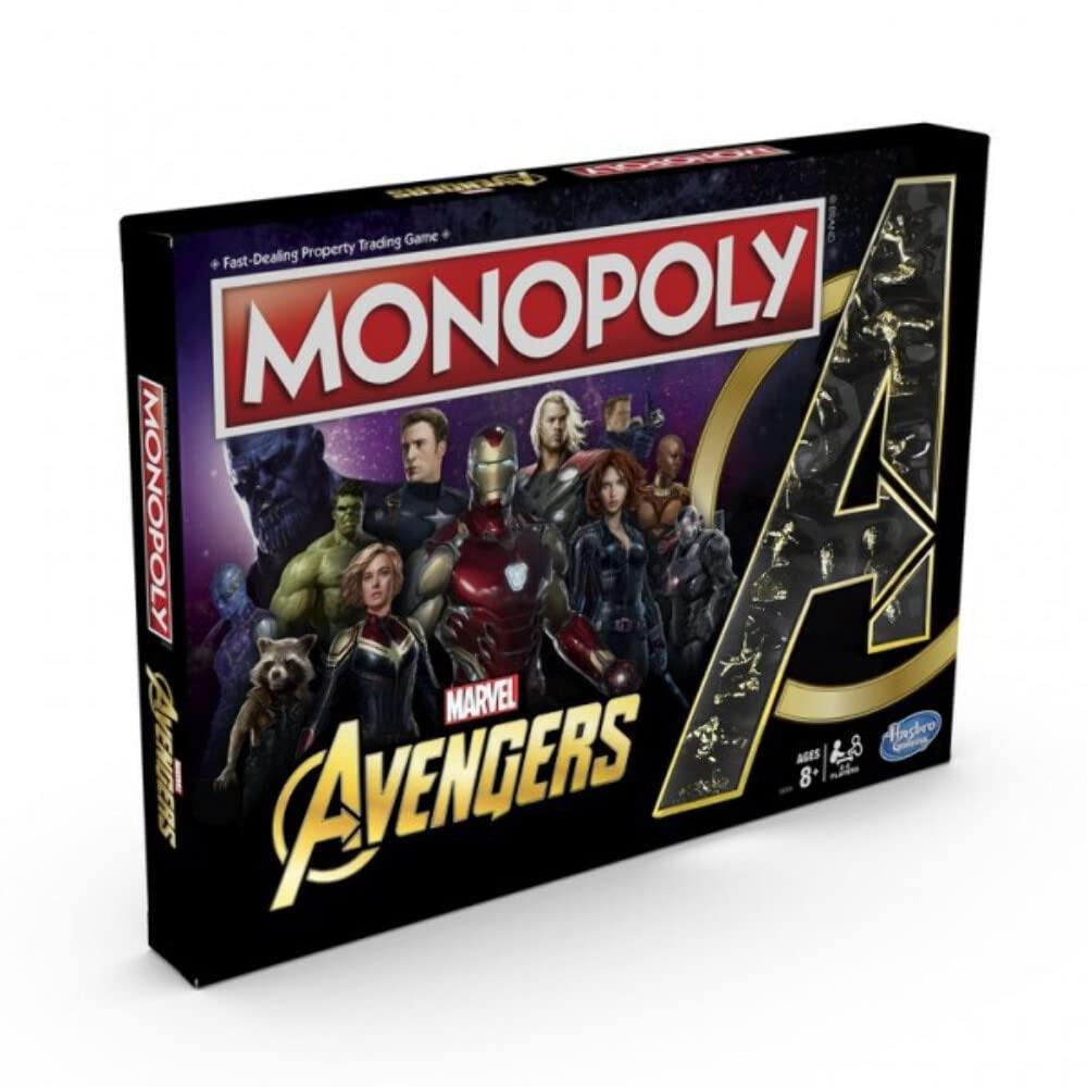 Hasbro Gaming Monopoly: Marvel Avengers Edition Board Game Ages 8 and Up