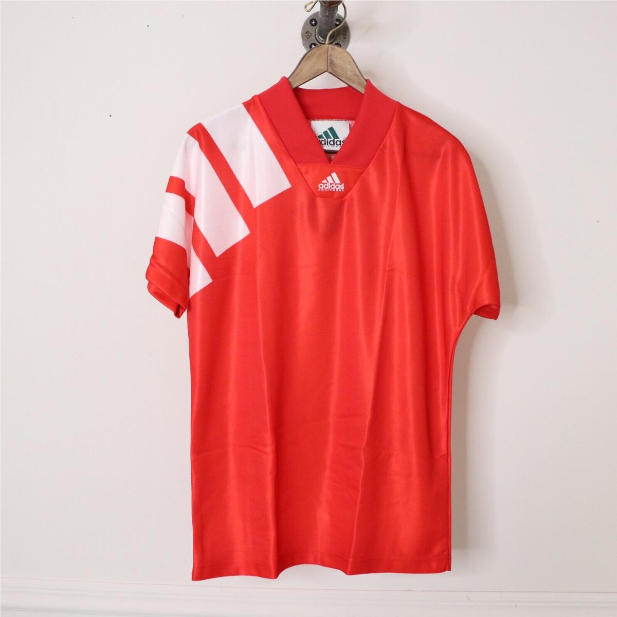 Vintage 90`s Adidas Equipment Striped Men`s Soccer Jersey Shirt Sz S Nos