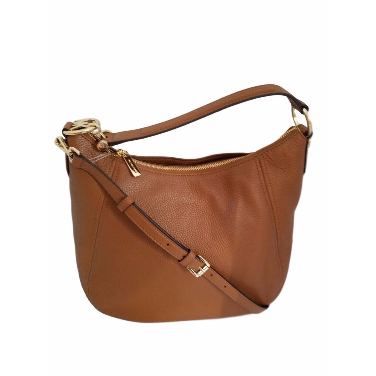 Michael Kors Leather Fulton Large Shoulder Bag Handbag Purse Tote Luggage , Acorn