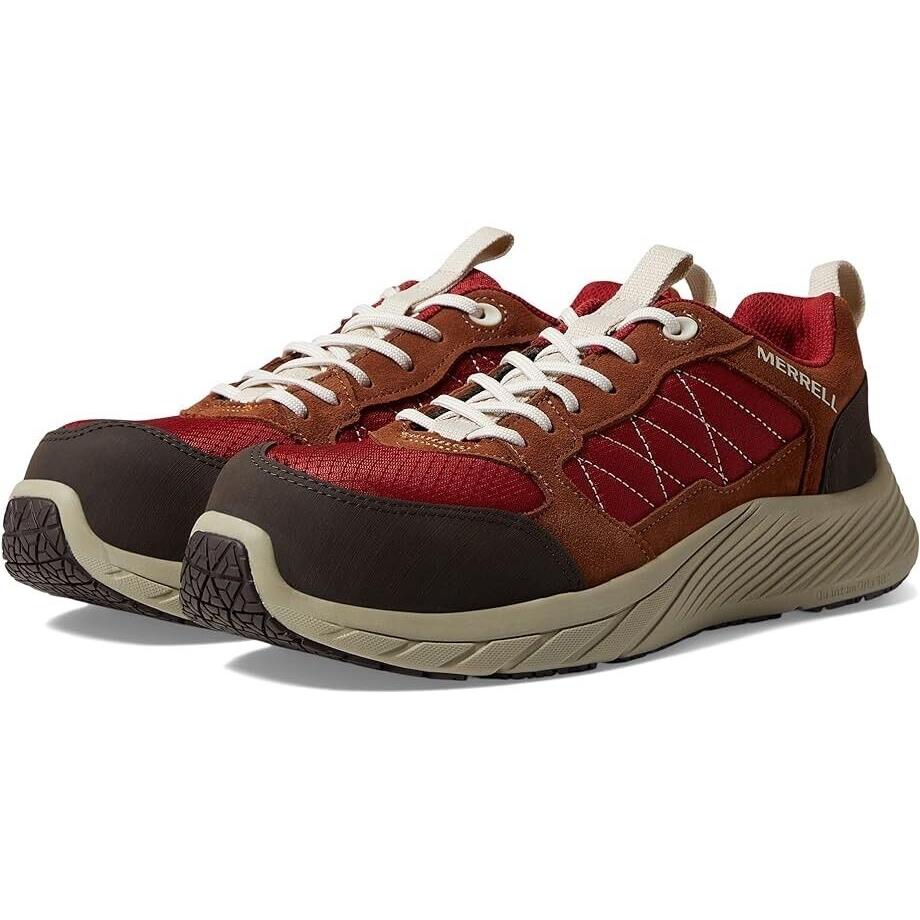 Merrell Work Alpine Sneakers CF Women`s 11 Tortoise Suede Low Top Shoes KHD793