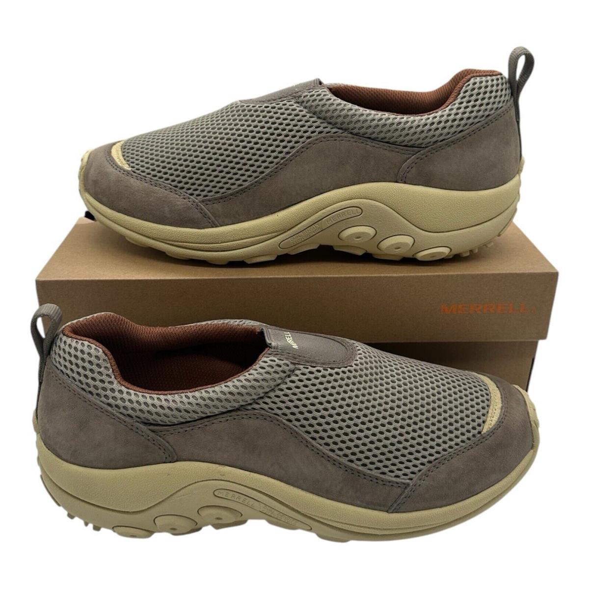 Merrell Jungle Moc Breeze SE Shoes Men`s Size 8 M Grey Aluminum Slip On Hiking