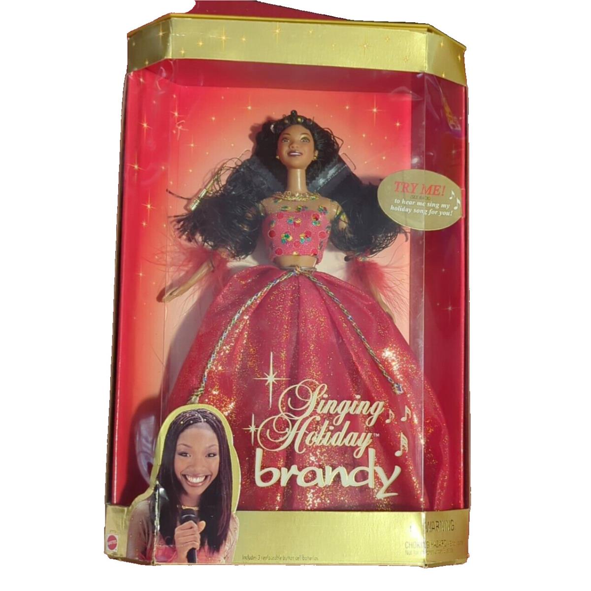 Brandy Moesha Singing Holiday Doll 2000 Barbie Mattel 27779 Read Vintage