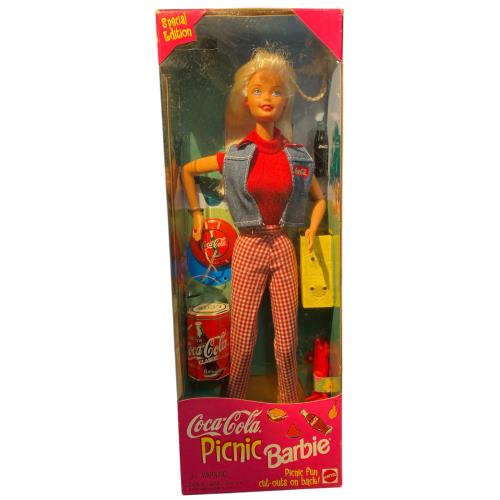 Barbie Doll Coca-cola Picnic 1997 Blonde Special Edition 19626 Vintage