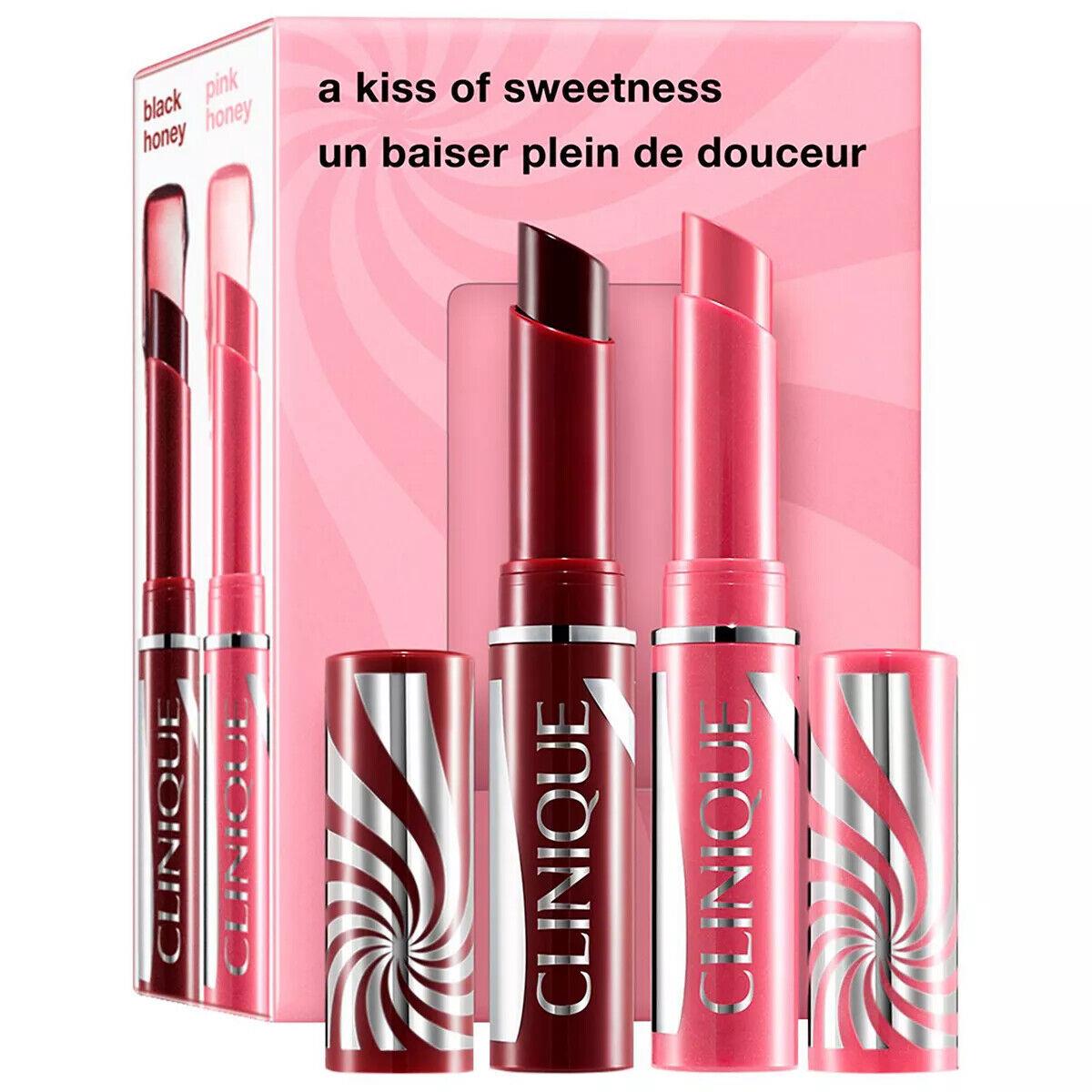Clinique A Kiss of Sweetness Almost Lipstick Duo: Black Honey + Pink Honey