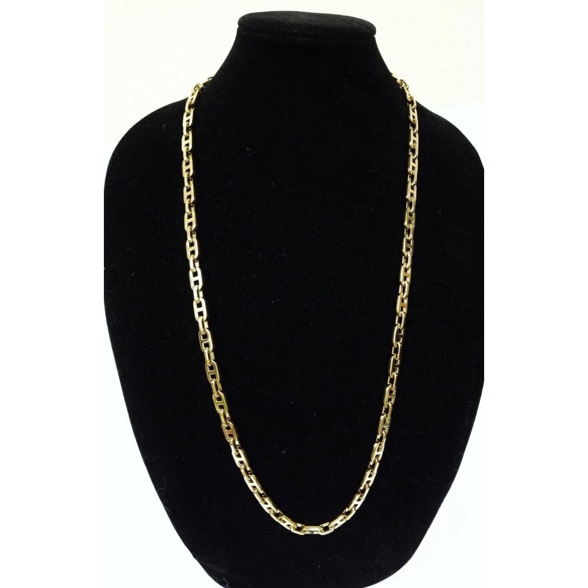 Michael Kors Gold Tone Chain Link Long Necklace MKJ1944