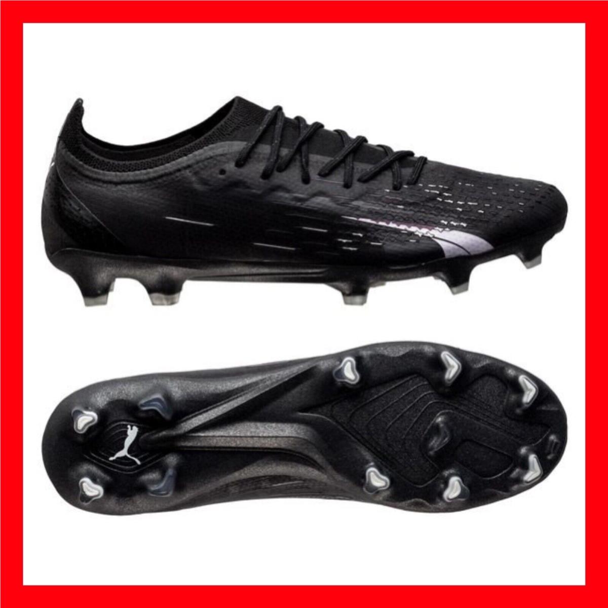 Puma Ultra Ultimate Fg/ag 107163-02 Black Football Soccer Cleats Boots Men`s 11