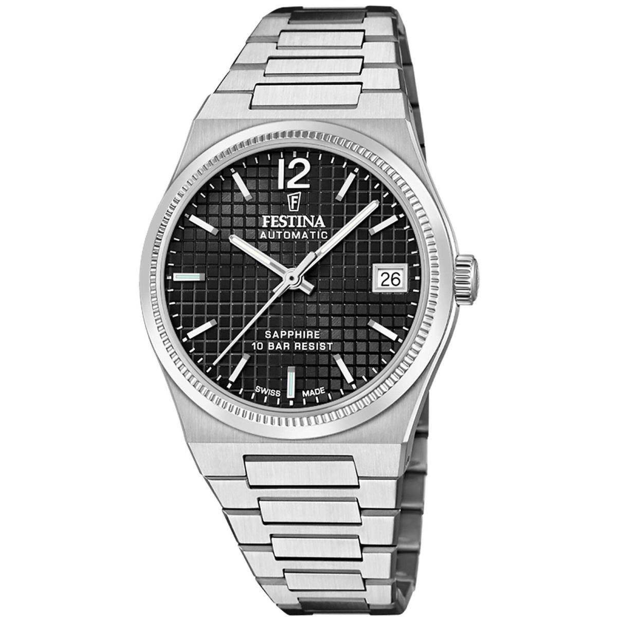 Festina Swiss Women`s Watch Stainless Steel 35mm Automatic Wristwatch F20029-6