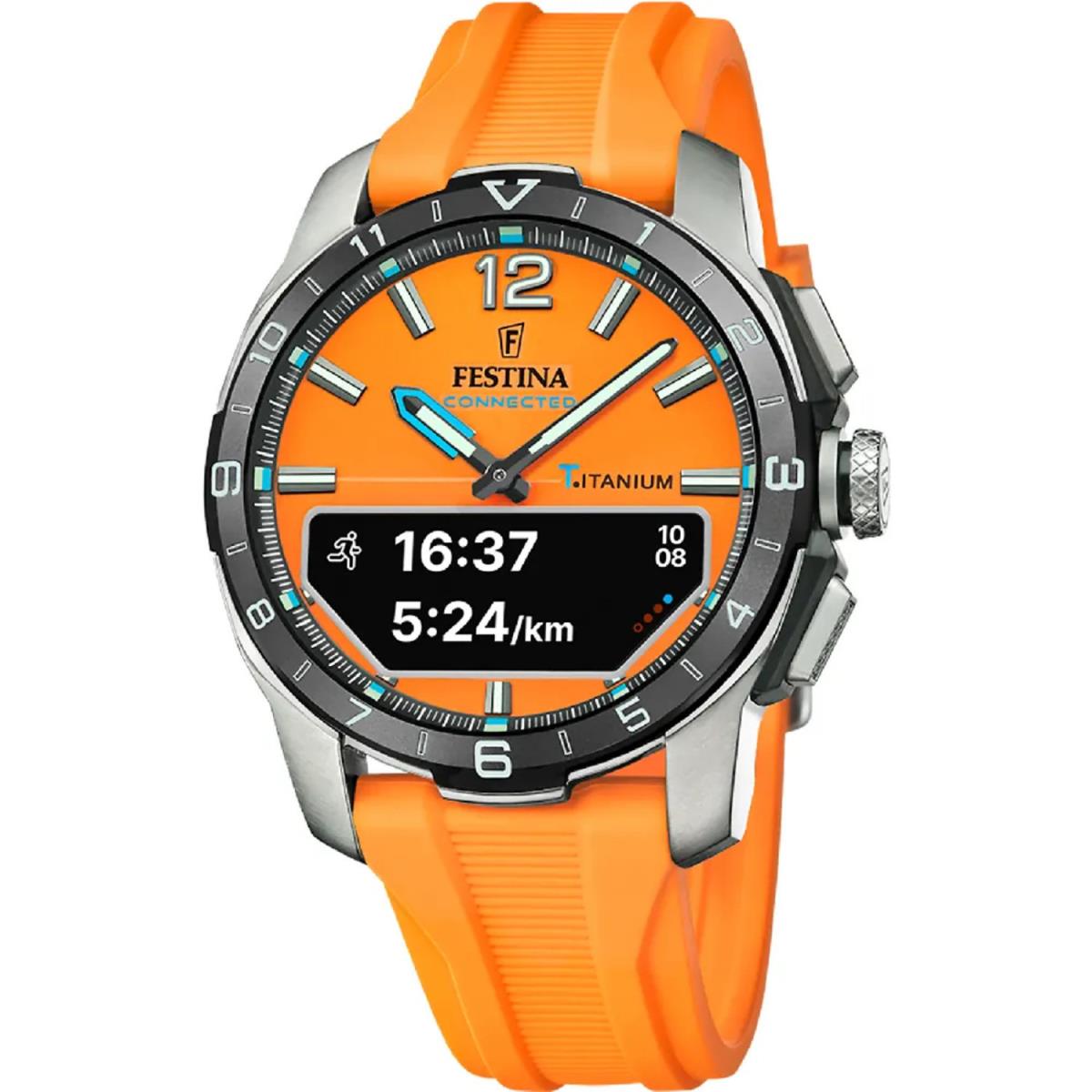 Watch  F23000/7 Naranja Man 44mm Stainless Steel by Festina