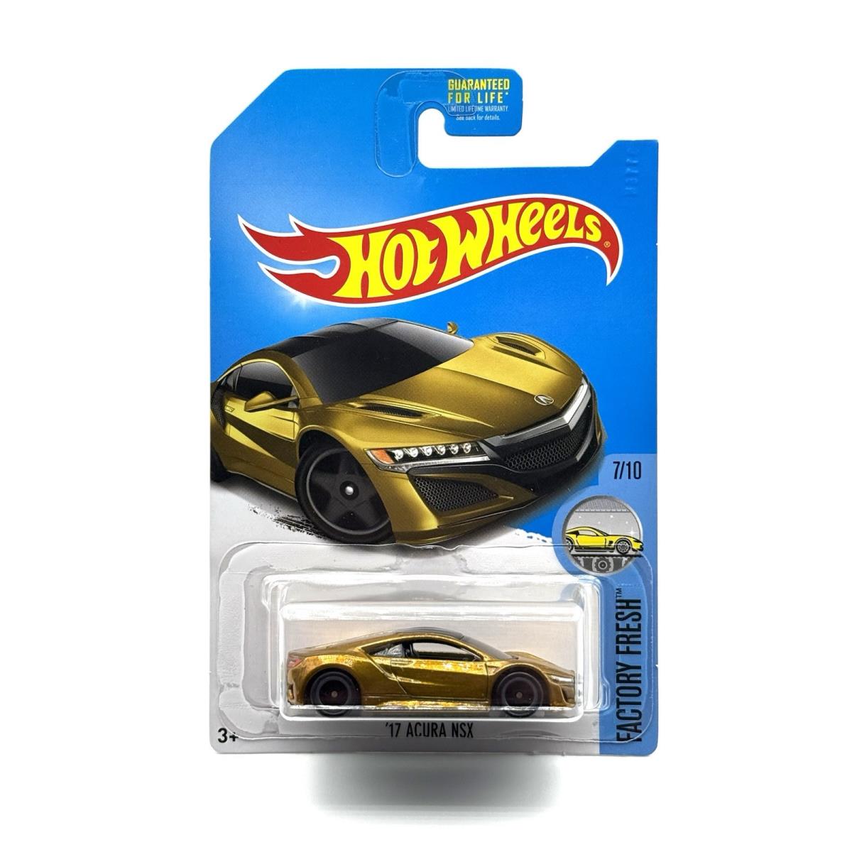 2017 Hot Wheels Super Treasure Hunt `17 Acura Nsx Factory Fresh 7/10 Yellow