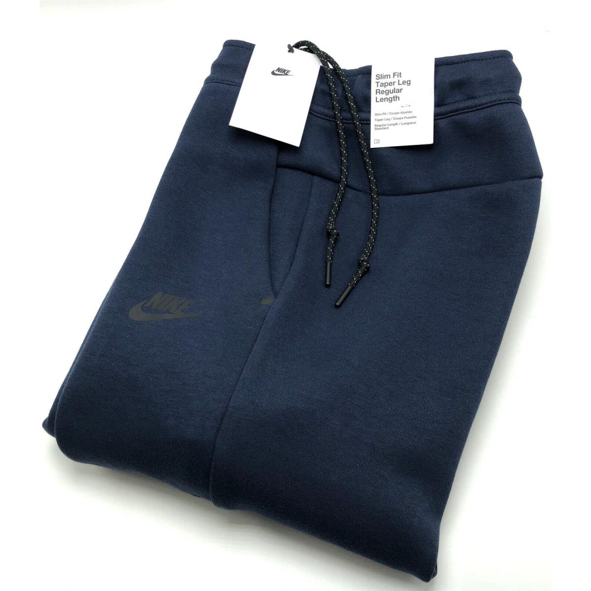 Men`s Nike Tech Fleece Joggers Pants Blue HV0959 451 Sz SM - 2XL
