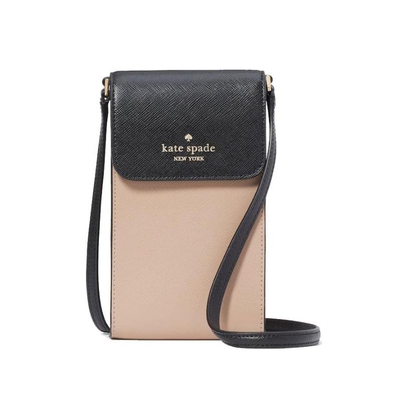 Kate Spade Staci Madison For Women Staci Phone Crossbody Bag Warmbeige Black