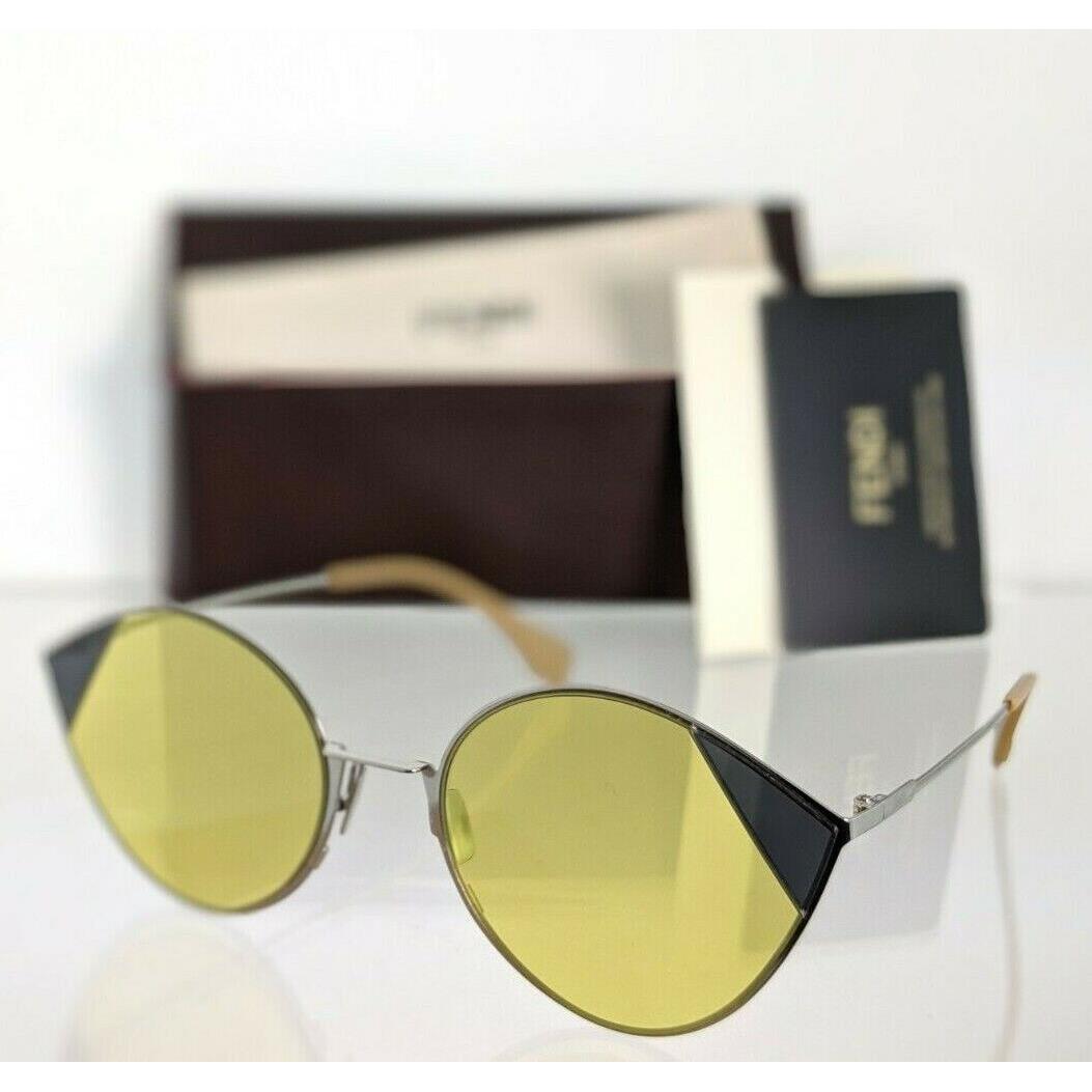 Fendi FF 0341/S Sunglasses B1ZHO Silver Frame 60mm