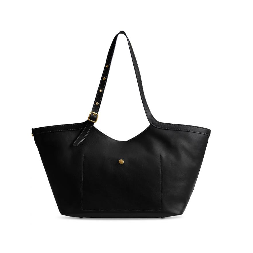 Coach Gramercy Medium Leather Tote B4/black