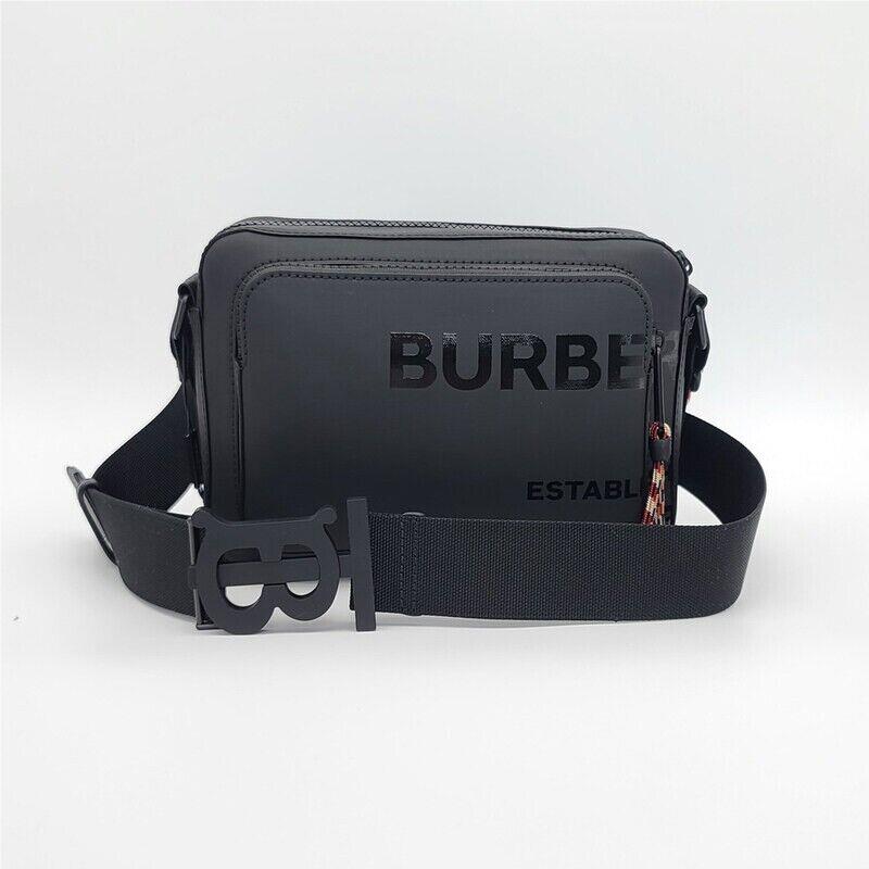 Burberry Shoulder Bag Horseferry Black Leather 8043710