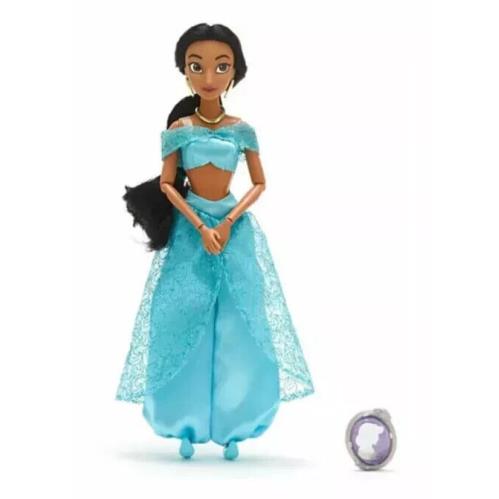 Disney Princess Jasmine Classic Doll with Pendant - Aladdin - 11 1/2