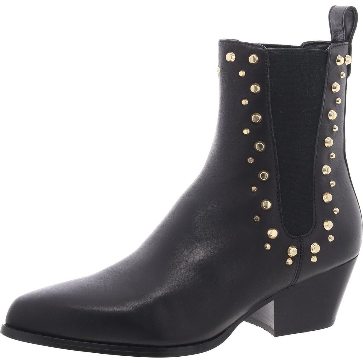 Kors Womens 40F4CLME7L Black Chelsea Boots 8 Medium B M 5553