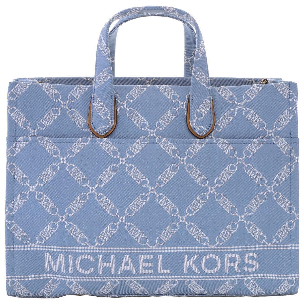 Michael Kors Monogram-jacquard Denim Tote Bag 30R4G3GT3U465