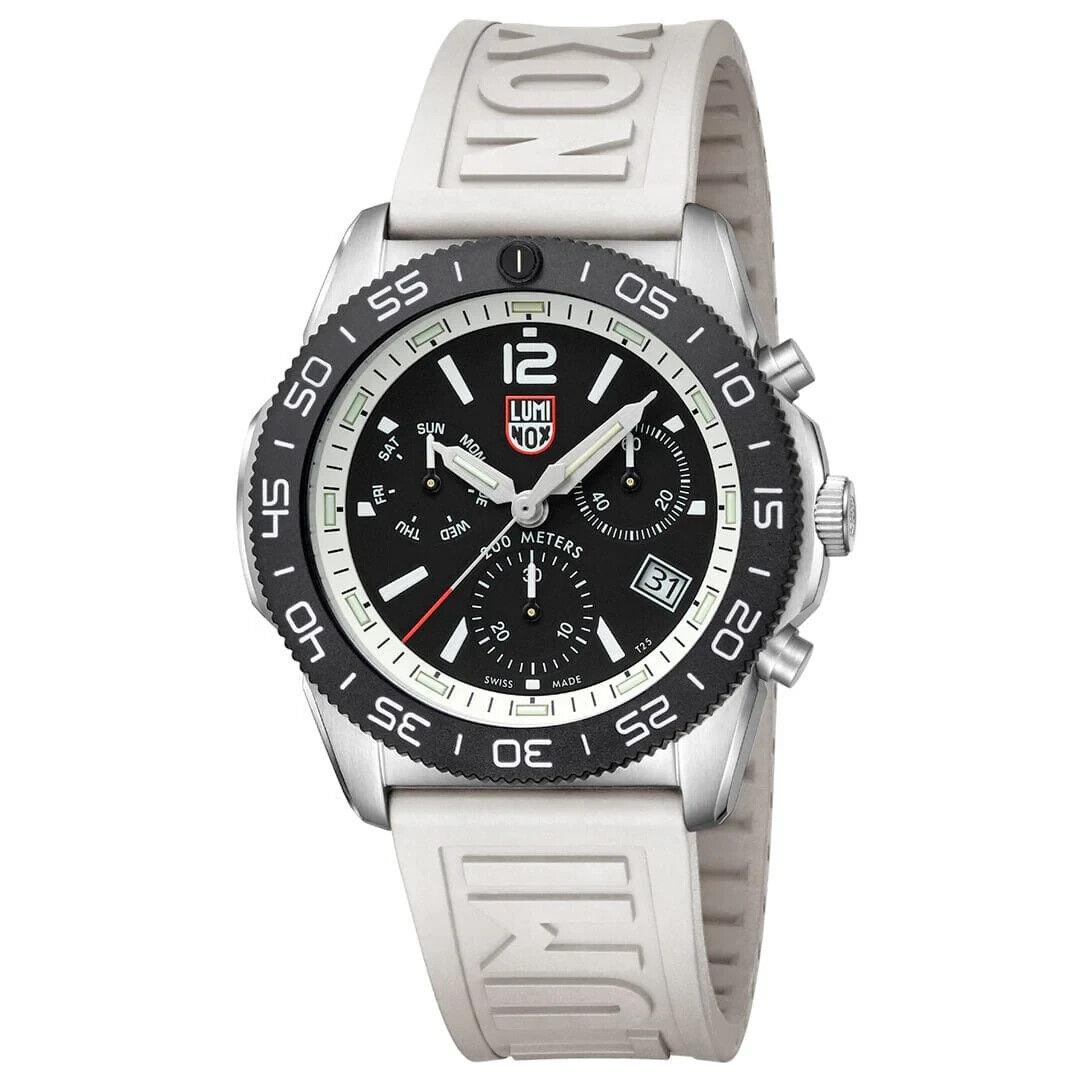 Luminox Pacific Diver Chronogrpah 44MM White Rubber Black Dial 3141