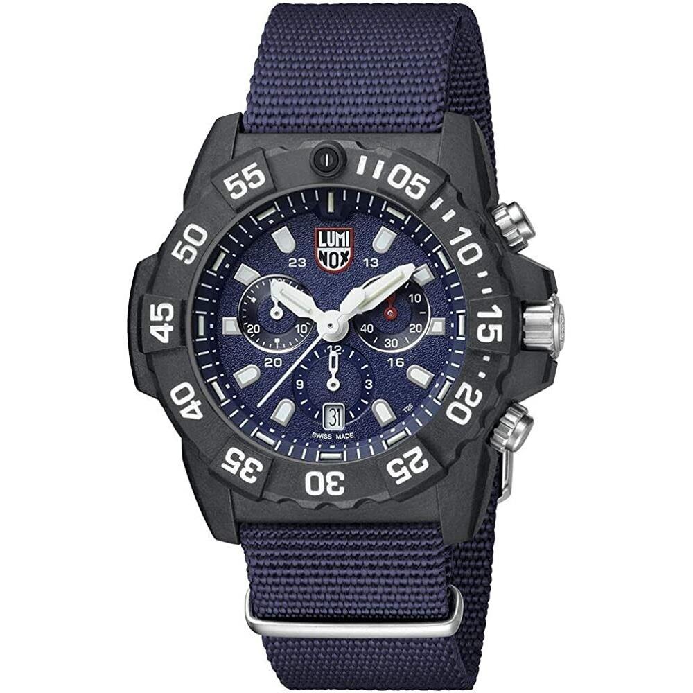 Luminox Navy Seal 45MM Chronograph Blue Dial Men`s Watch 3583.ND