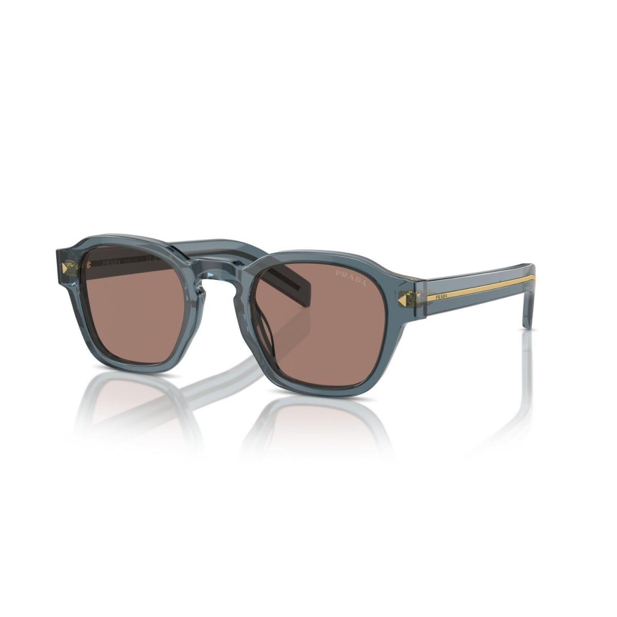 Prada PR A16S Transparent Ocean/brown 17T05D 52mm Sunglasses