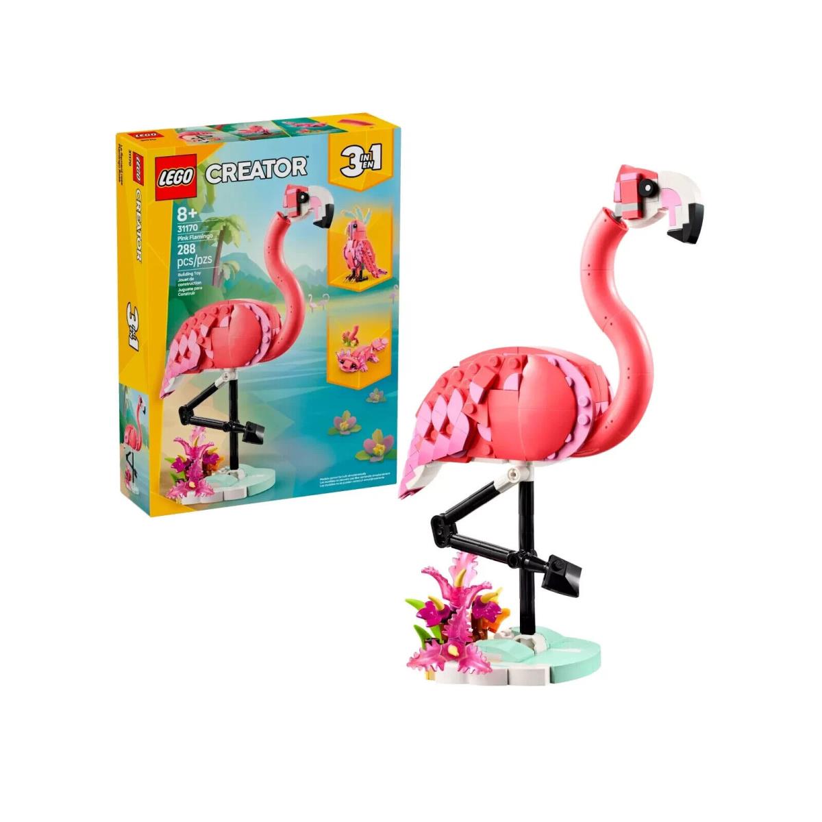 Lego 31170 Creator Pink Flamingo 3 in 1 in Hand Ship Worldwide