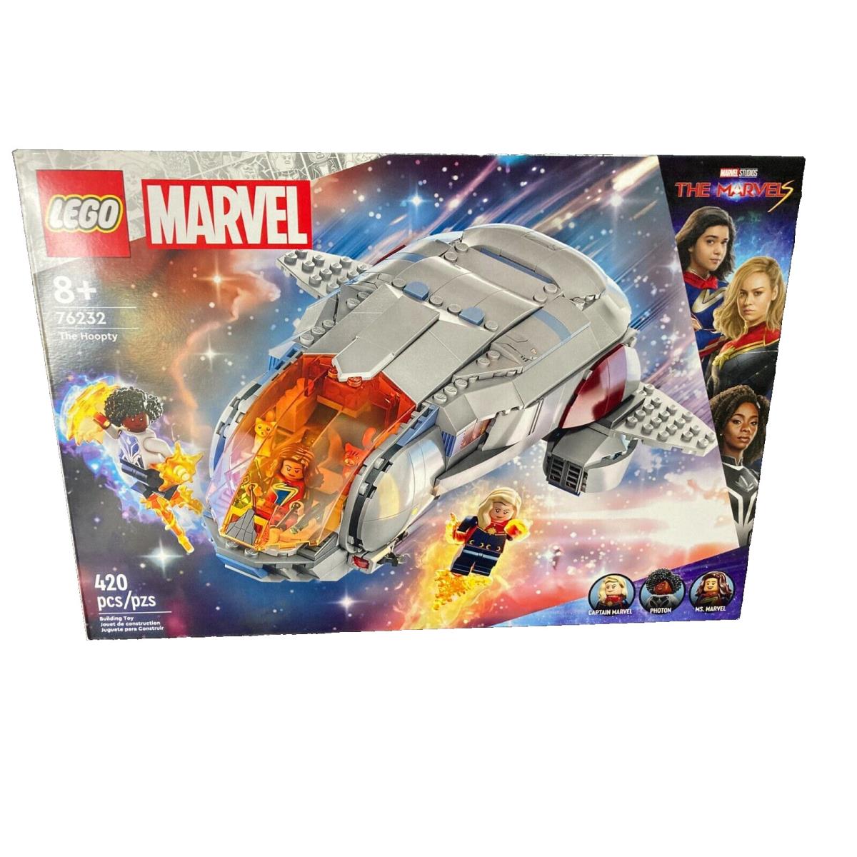 Lego Marvel The Hoopty Spaceship 420 Pcs Set 76232 6395540 Box Age 8+