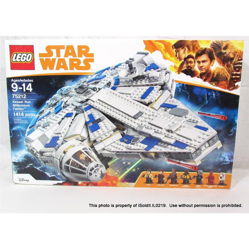 Star Wars Lego Set 75212 Kessel Run Millennium Falcon 1414-Pcs w/ Minifigs