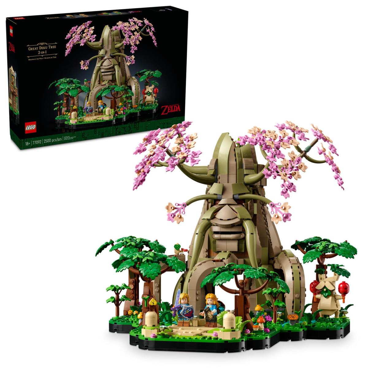Lego The Legend Of Zelda Great Deku Tree 2IN1 Model Building Set For Adults