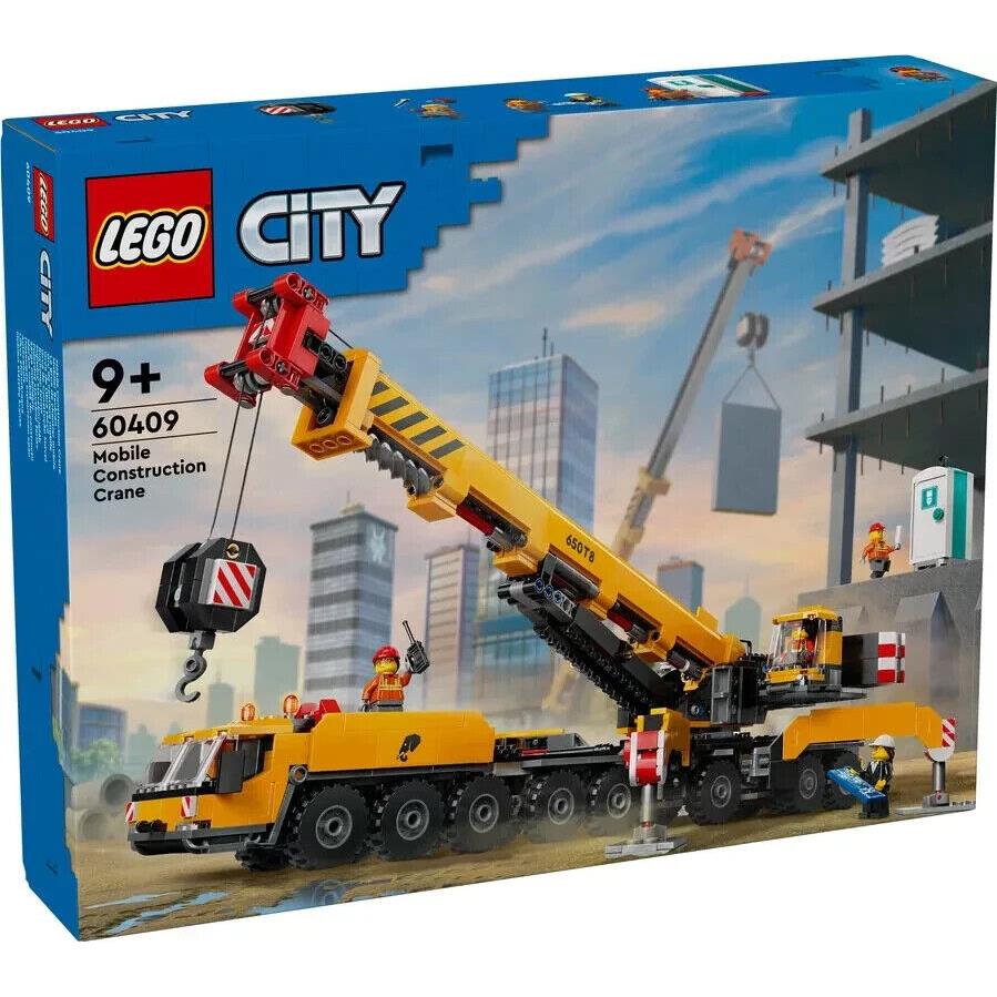 Lego City Yellow Mobile Construction Crane 60409 Building Toy Set Gift