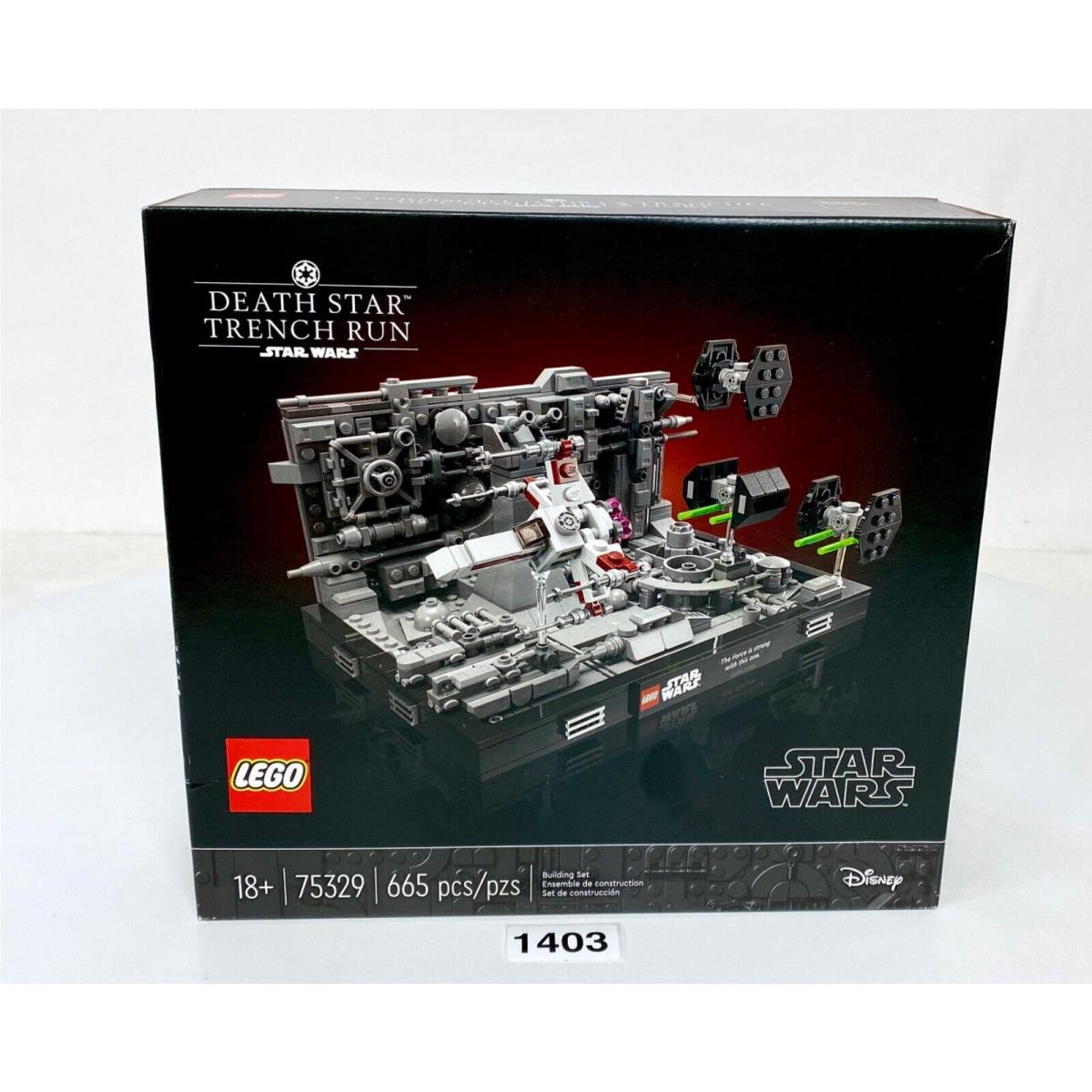 Lego Star Wars Death Star Trench Run Diorama 75329 and 665 Pieces