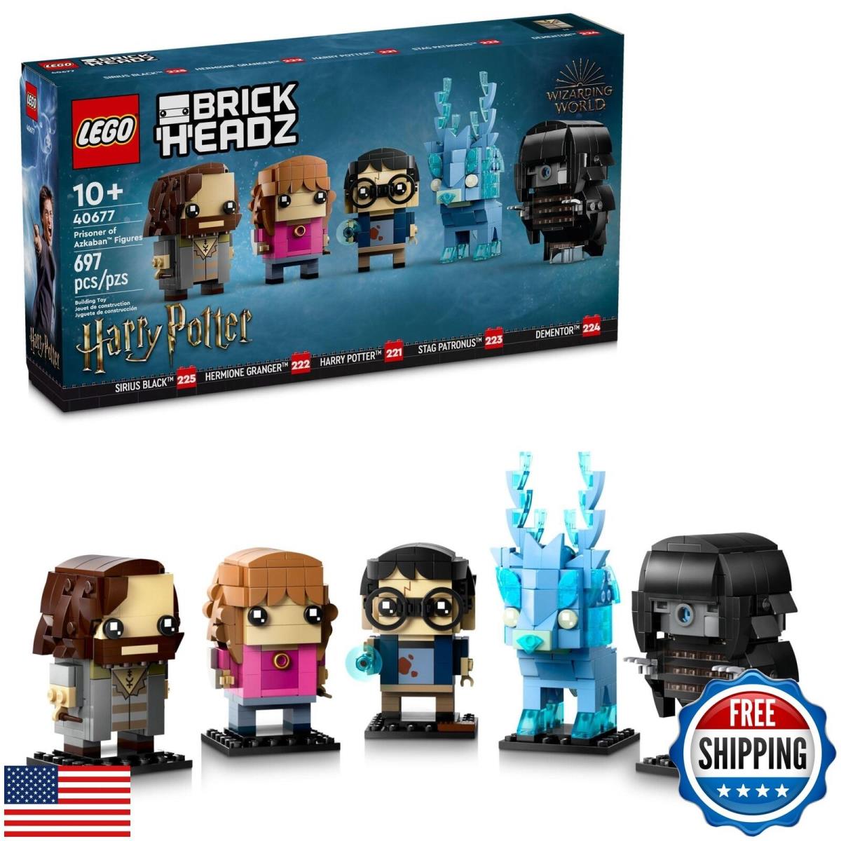 Lego Harry Potter Brickheadz Prisoner of Azkaban Figures 40677