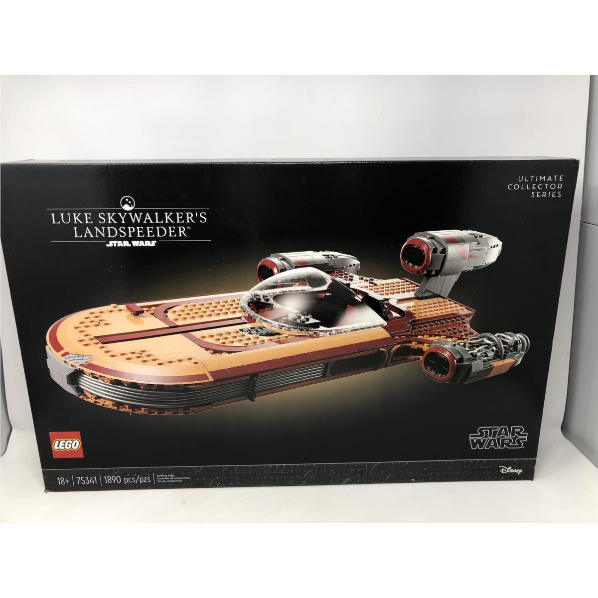 Lego Star Wars Luke Skywalkers Landspeeder 75341 Collectible Building Display S