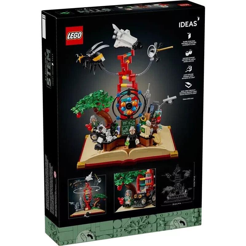 Lego Ideas: The Evolution of Stem 21355 879 Pieces