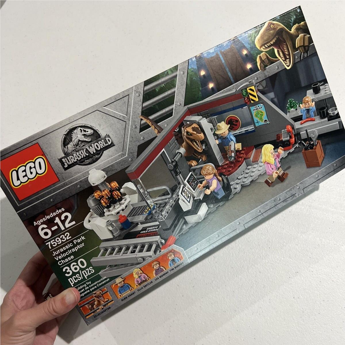 Lego Jurassic World 75932 Jurassic Park Velociraptor Chase