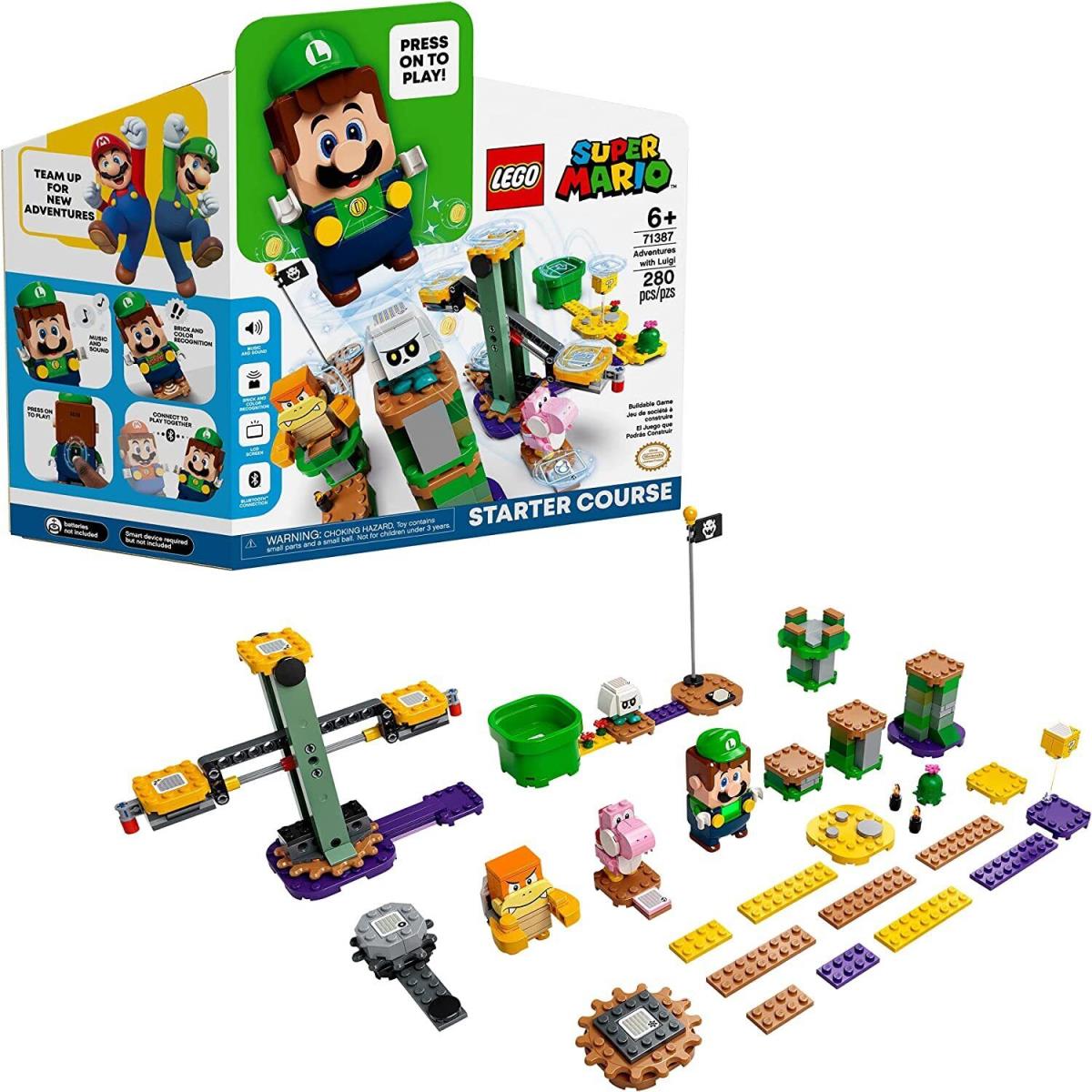 Lego Super Mario Adventures with Luigi Starter Course 71387 Building Toy Set For
