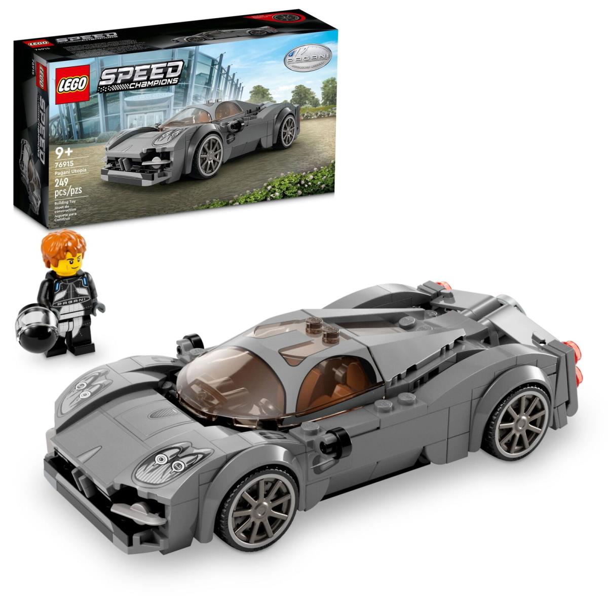 Lego Speed Champions Pagani Utopia 76915 Race Car Toy Model Building Kit Italia