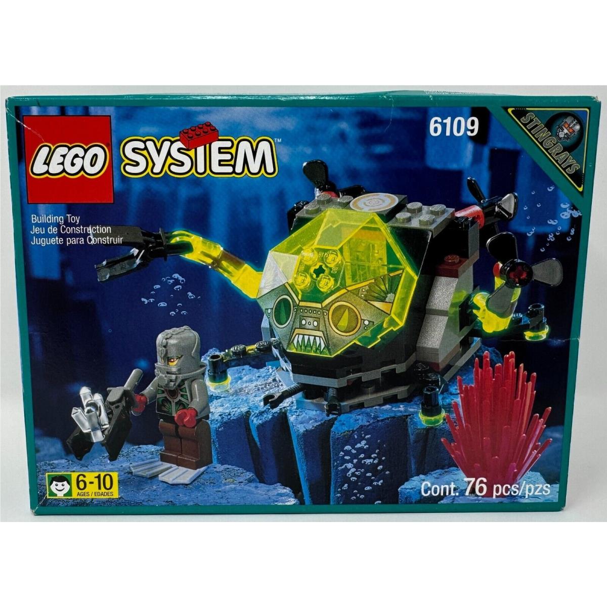 Lego 6109 Sea Creeper Aquazone Stingrays 1998