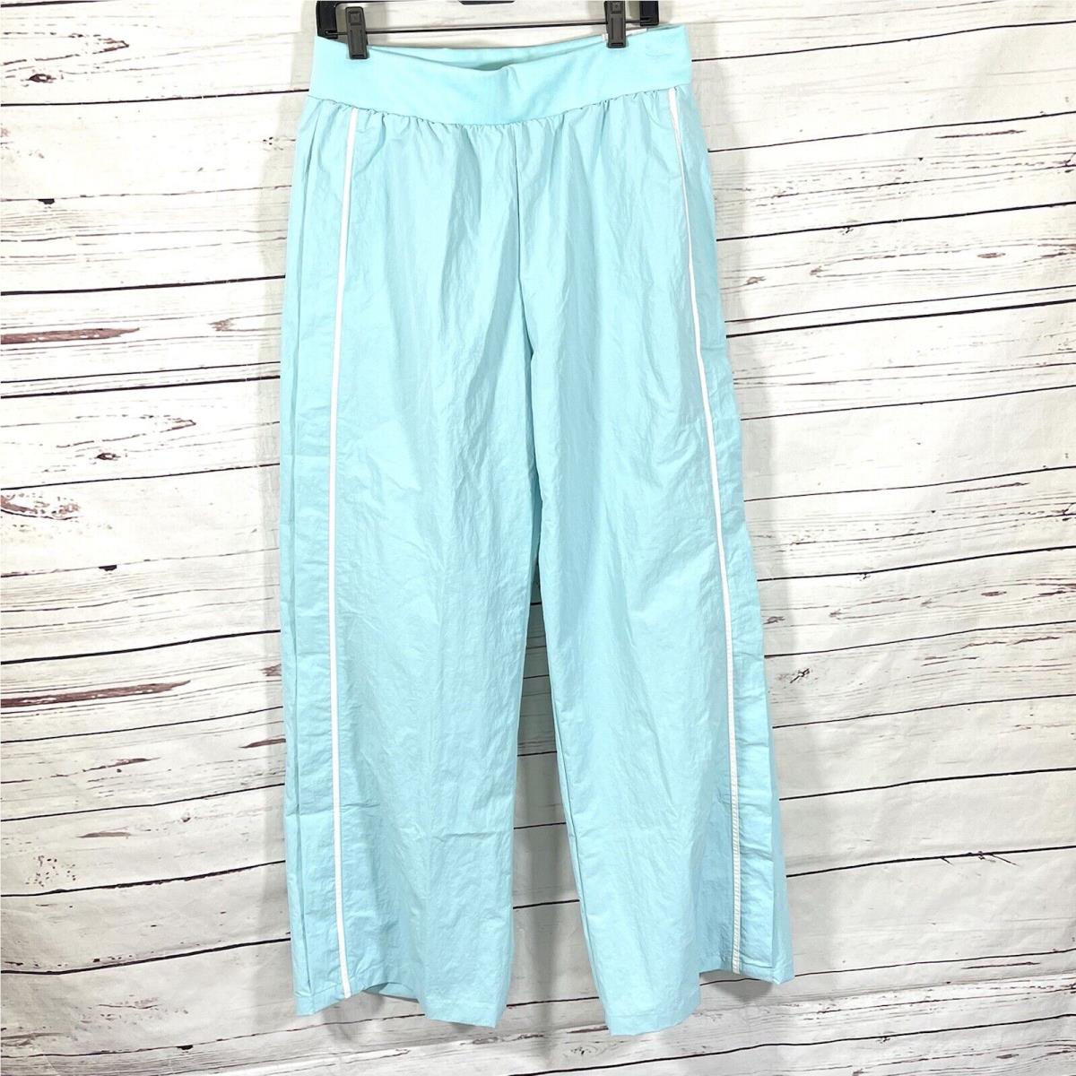 Nike Sportswear Pants Icon Clash Women`s Woven Wide-leg Trousers Blue Size L
