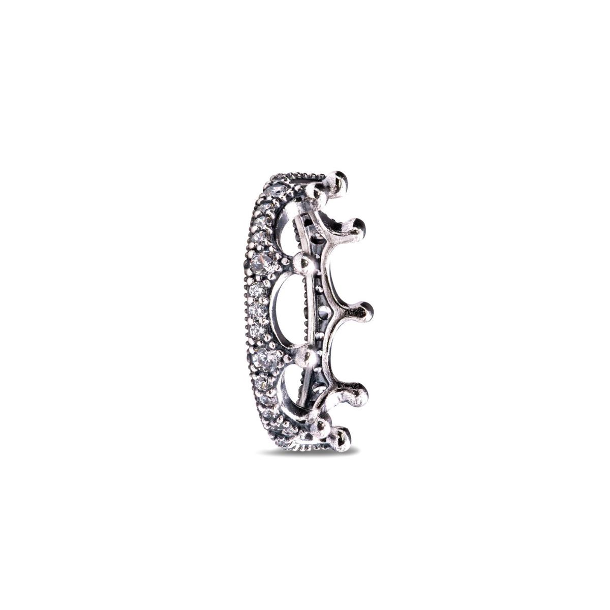 Pandora Clear Sparkling Crown Ring