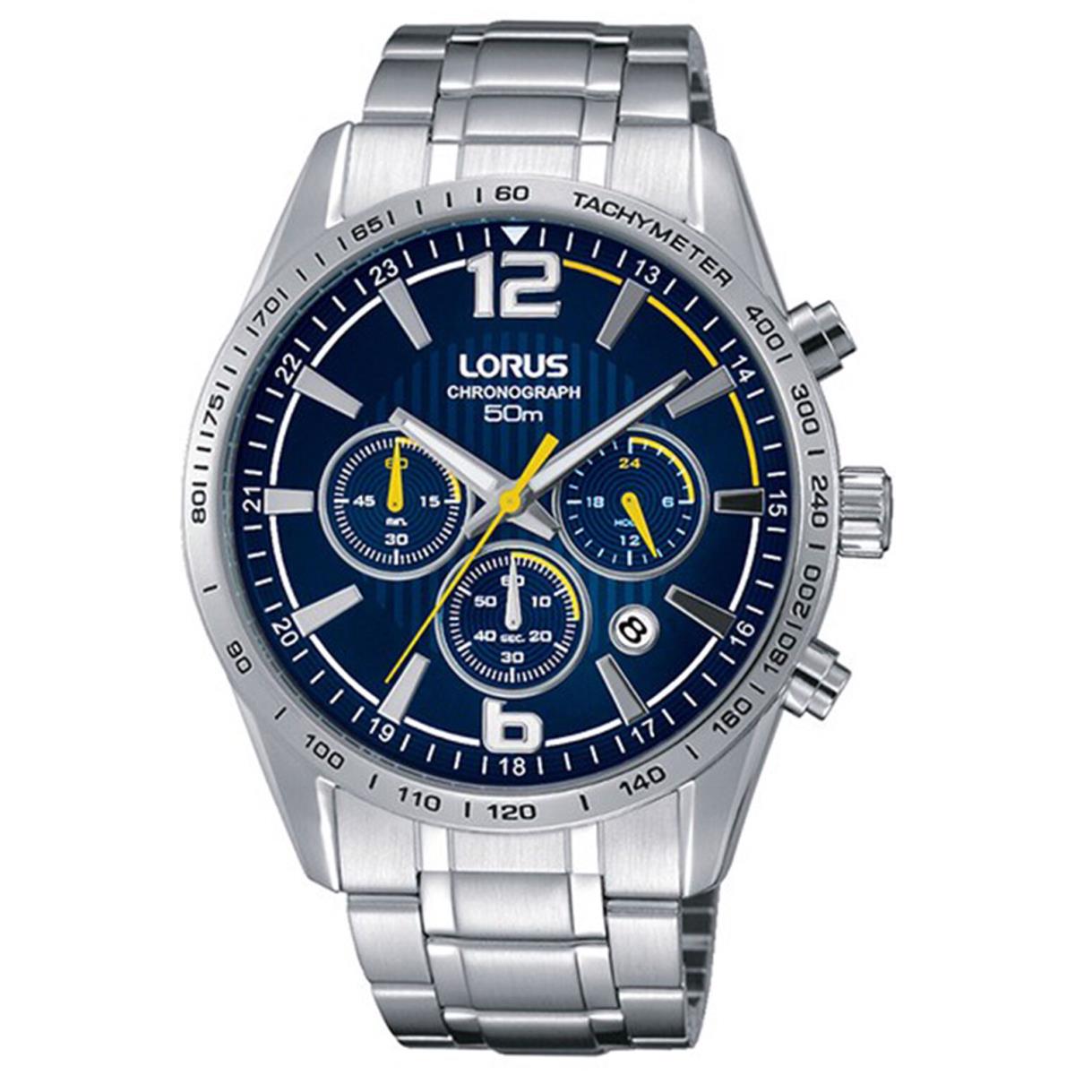 Lorus RT307FX-9 Men`s Chronograph Quartz Stainless Case 50m WR