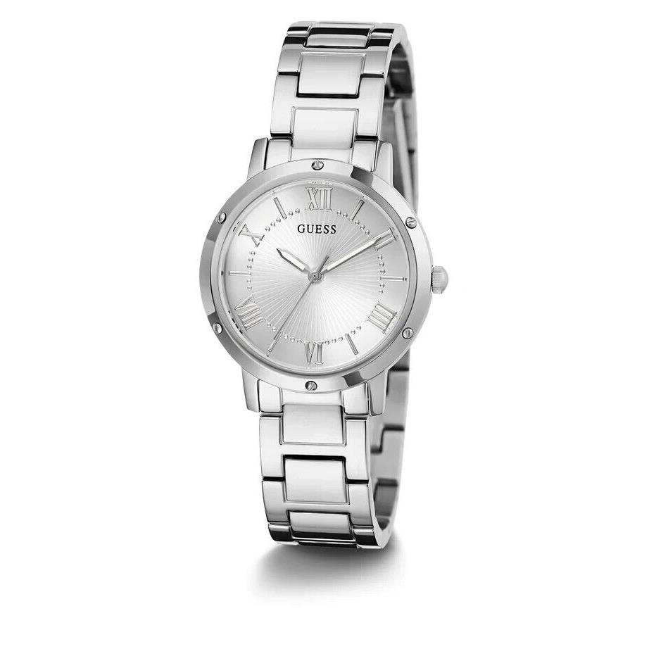 Guess Ladies Dawn Dress Classic 34mm Quartz Stainless Steel Watch - GW0404L1