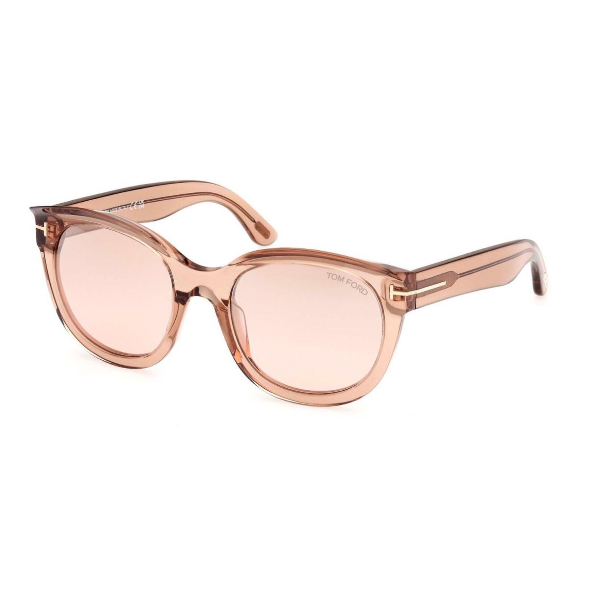 Tom Ford TAMARA-02 FT 1114 Transparent Light Brown/brown 45G Sunglasses