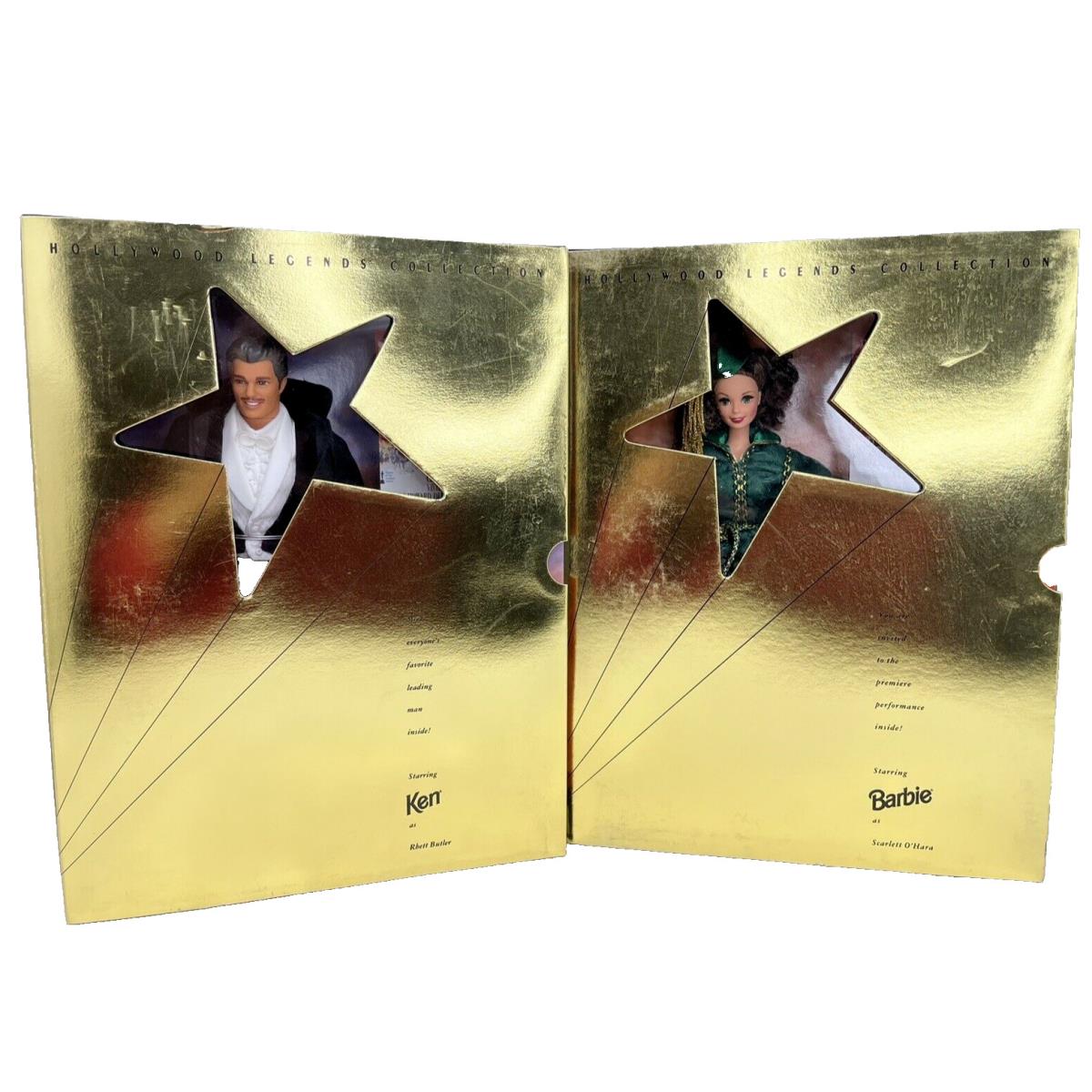 Hollywood Legends Collection Barbie Scarlett O`hara Ken As Rhett Butler `94 Nrfb