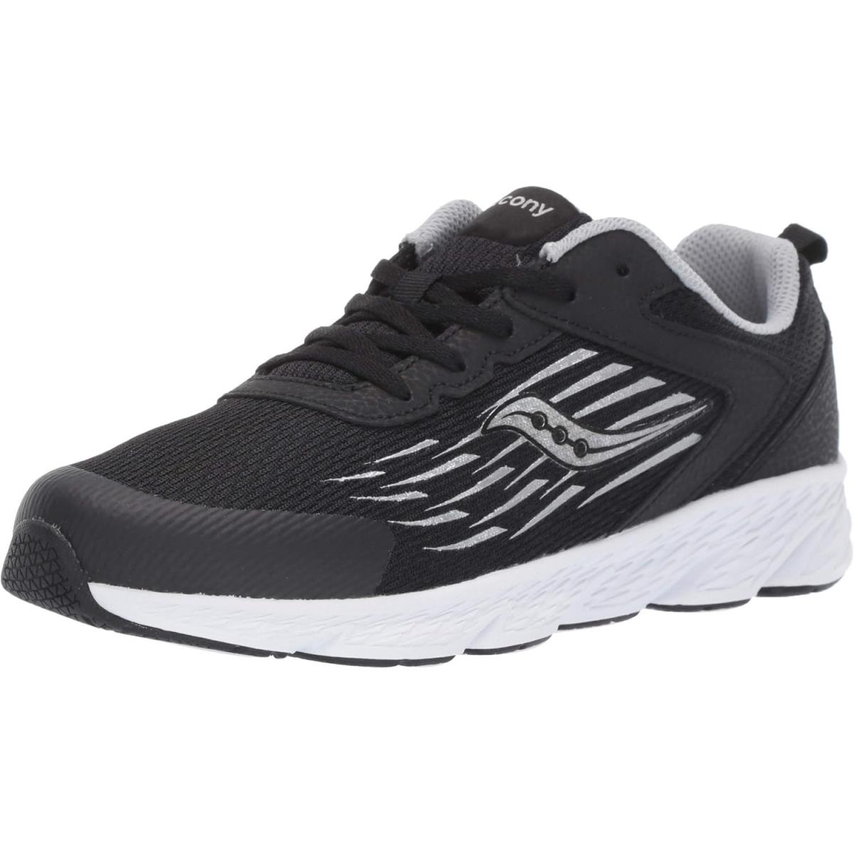 Saucony Unisex-child Wind Running Shoe 11 Big Kid Black